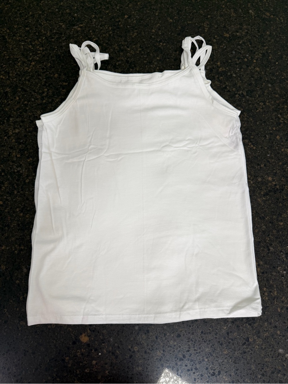 NWOT White Cotton Fruit of the Loom Girl Tank Camisole Undershirt BUNDLE SET LOT